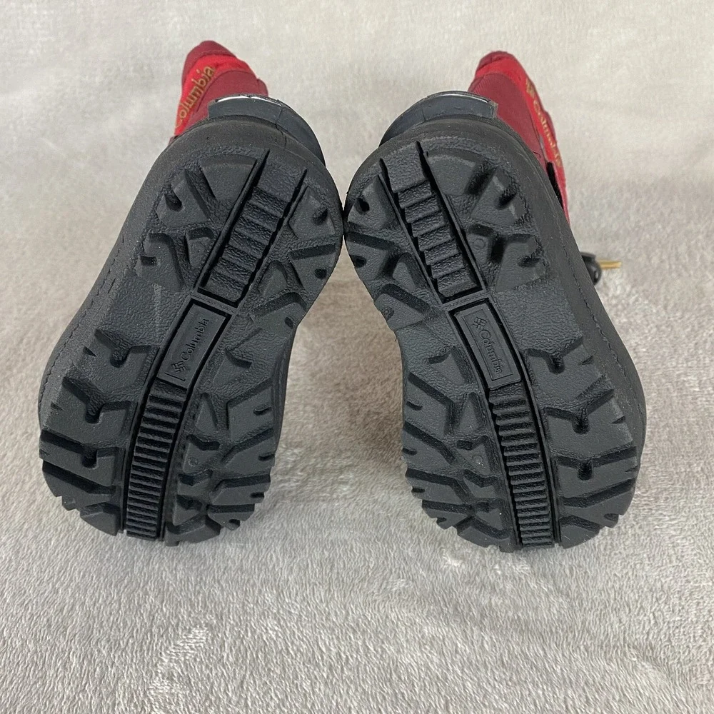 Columbia Powderbug Plus Snow Boot Toddler 6 Red Waterproof Insulated NEW